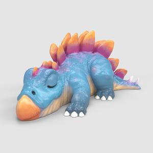 Sleepy Stego – Cute Baby Stegosaurus Dinosaur | Easy 3D Print, No Supports Needed