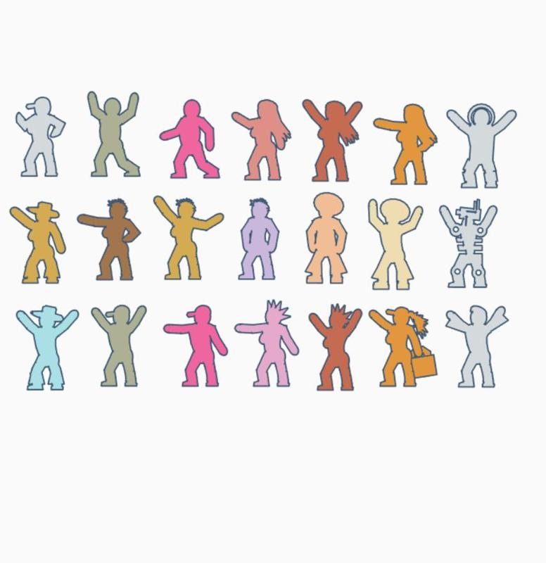 Generic Civilian Meeples Pack