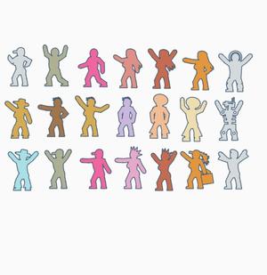 Generic Civilian Meeples Pack