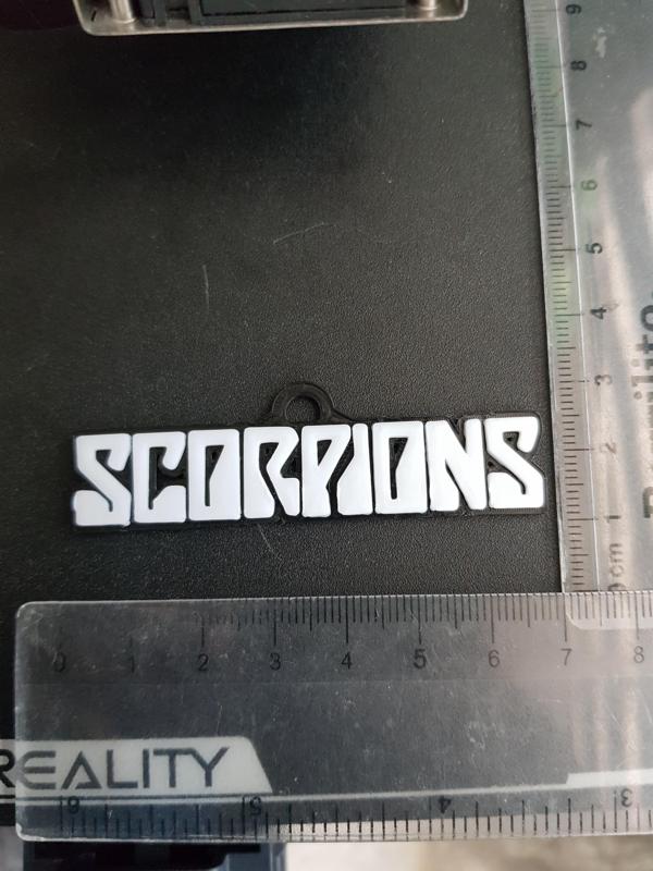 Scorpions logo keychain