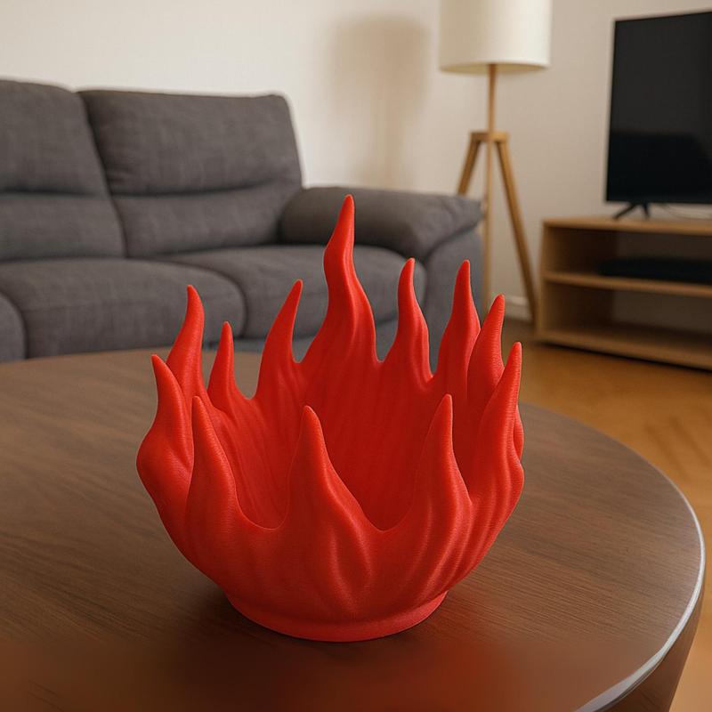 FLAME BOWL / HOME DECOR / DECOR / STL / DESIGNER