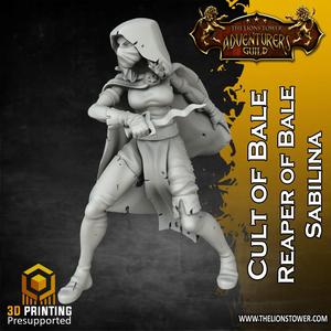 Cult of Bale - Sabilina, Reaper of Bale (32mm scale, Pre-supported Miniature)