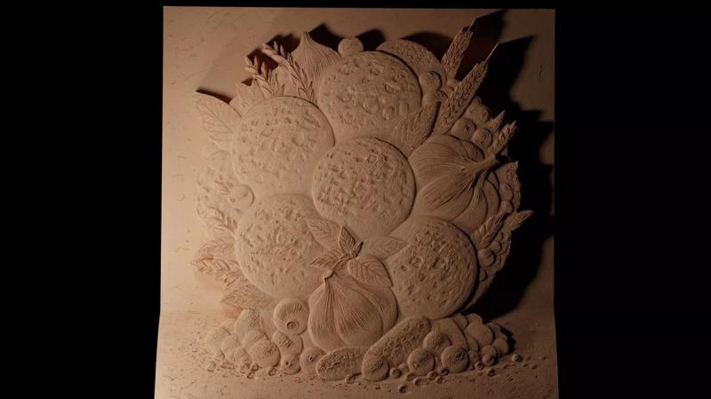 Falafel CNC 3d Print High Relief Sand Casting