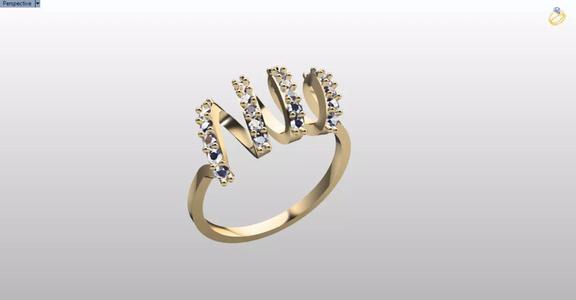 minimal spiral ring