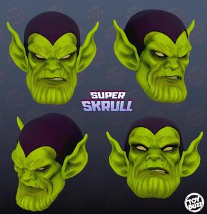 Skrull Custom head Marvel legends
