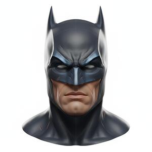 Dynamic Heroic Male Head Sculpt for 1:12 Scale Action Figures - Customizable 3D Print Model