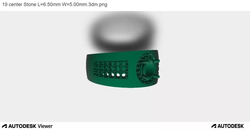 Men Ring with an Oval Cut Center Stone