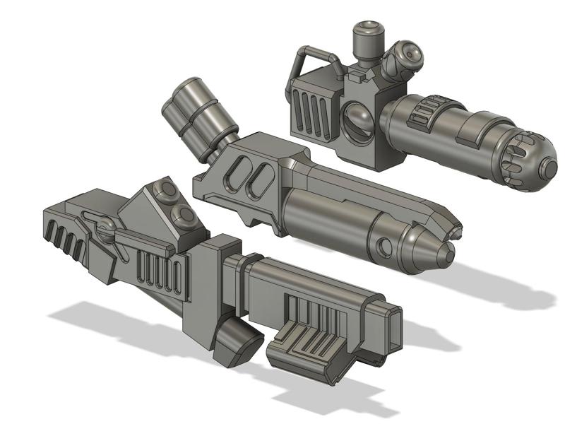 Fishpeople Mechguns / Ion blaster