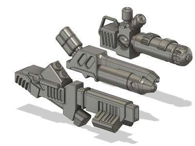 Fishpeople Mechguns / Ion blaster
