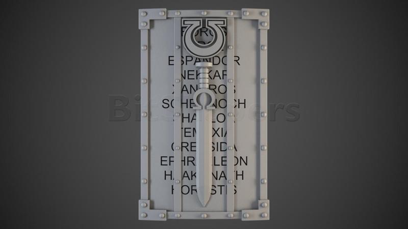 Superb Marines Tower Shields