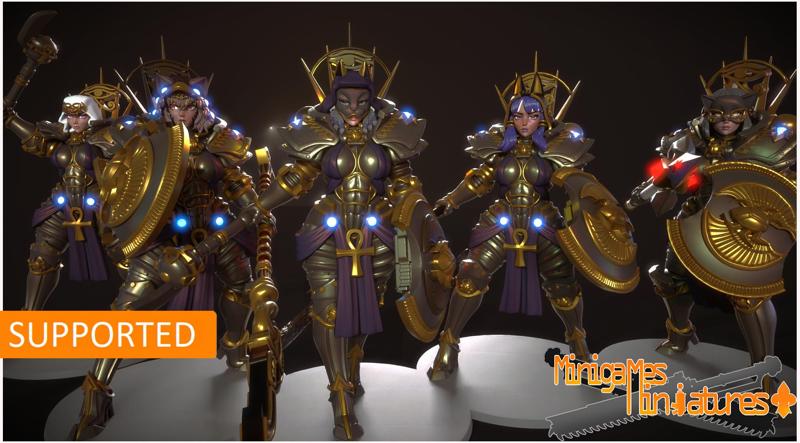 Bastet Sacresants anime figurines