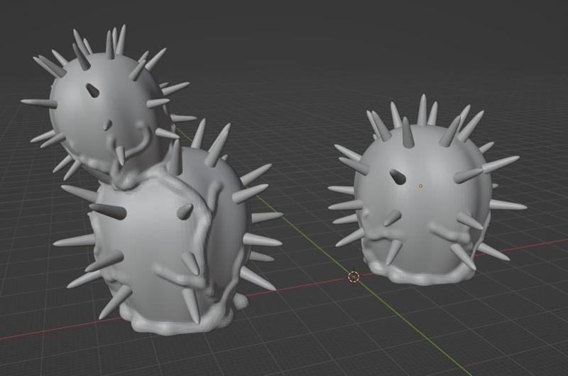 Retro Grimdark Sci Fi Cactuses