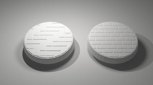 32mm Hollow Base with 2 types of tiles