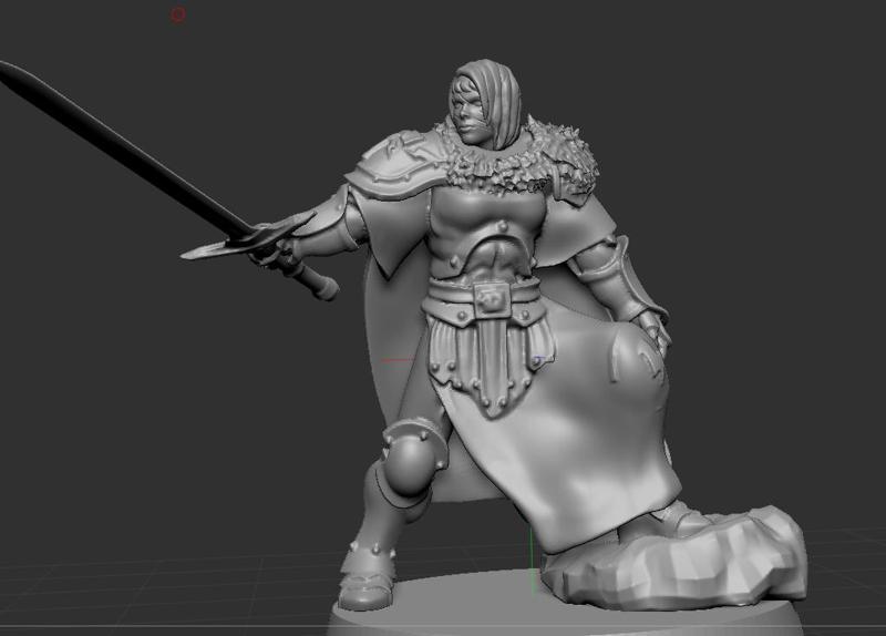 Hallowed French Knight of Storms