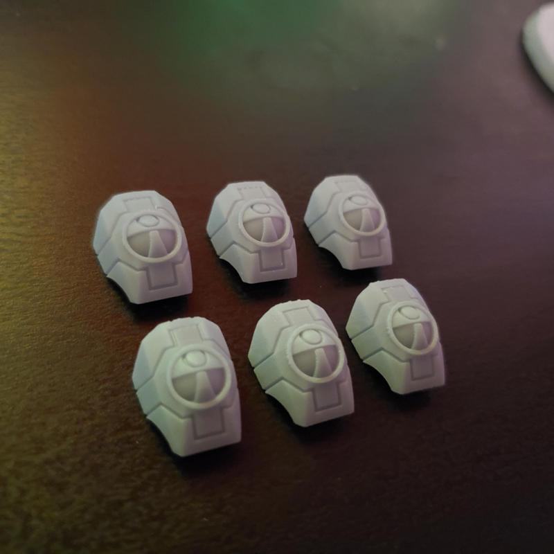 Space Communist Shoulder Pads