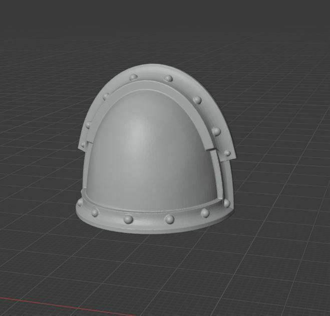 Nuscale Mk3 Death Legion Compatible Shoulderpad