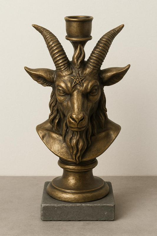 Baphomet Candle Holder
