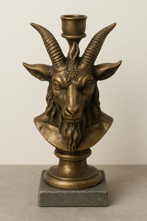 Baphomet Candle Holder