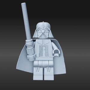 LEGO Style Darth Vader Doll - 3D Model for Printing