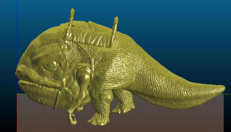 Blurrg from The Mandalorian show - resized for 1:18 and hollowed for SLA and FDM