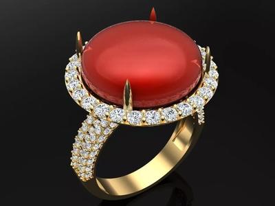 Gemstone Rings - Oval stone ring - Womens Rings