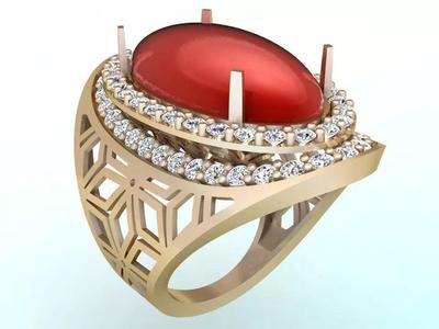 Gemstone Rings - Oval stone ring - Womens Rings