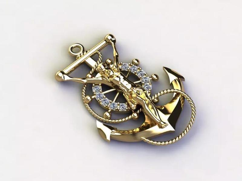 Cross Jesus Christ Pendant Cad P11