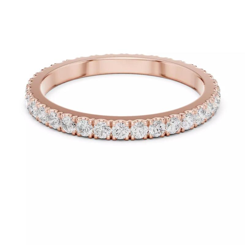 Full Eternity Round Cut Diamond Wedding Band 3DM STL Video