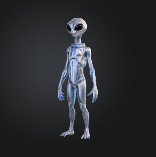 Zyron - Grey Alien by Zeta Reticuli