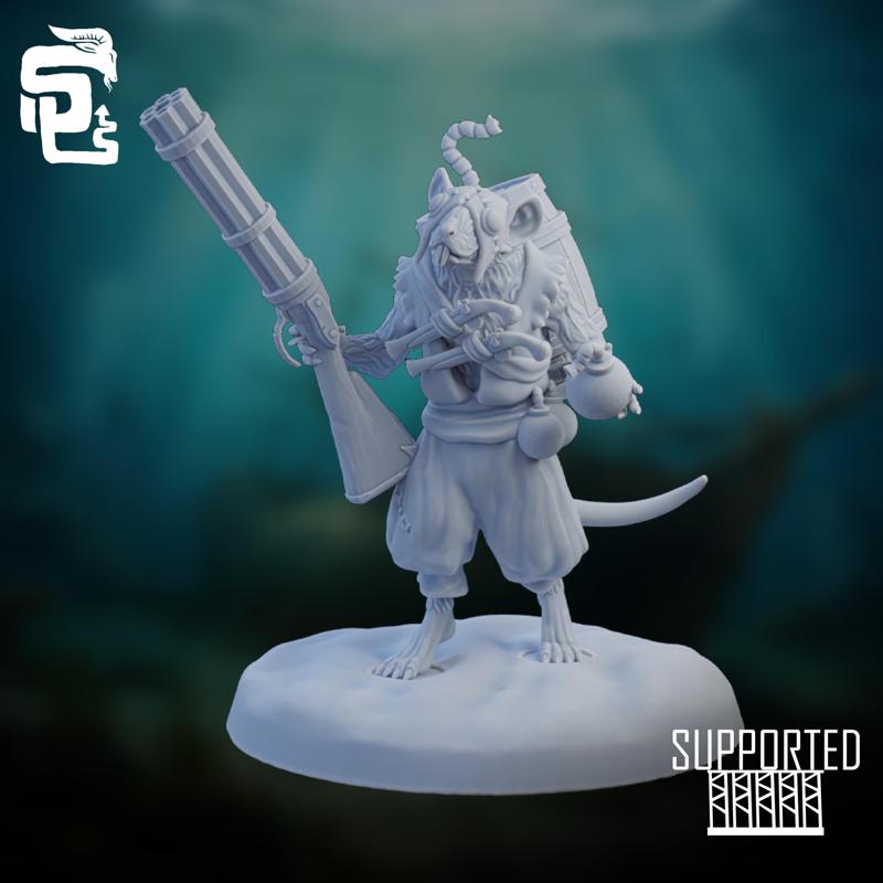 Ratfolk Pirate Artillerist