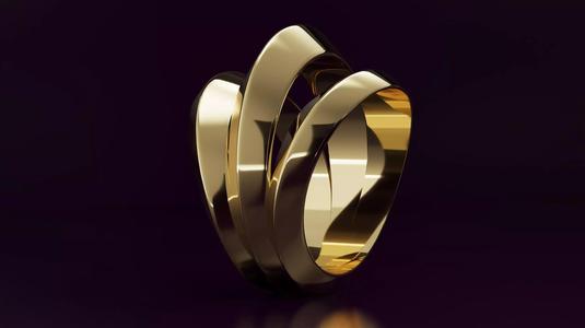 free form ring N45