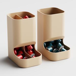 Coffee Capsule Holder - Clear Pattern - Nespresso Vertuo Dolce Gusto Pod Organizer