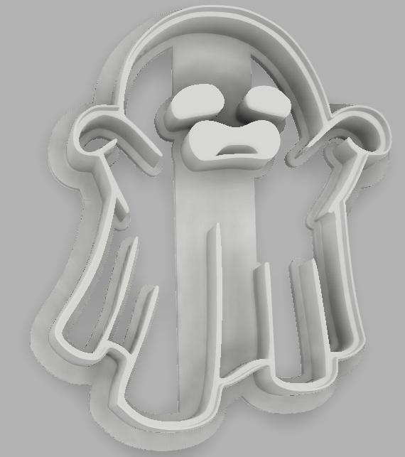 Spooky Ghost - Halloween Cookie/Dough Cutter