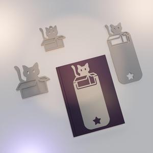 SUPER COMBO 3D Cat Keychain, Magnet & Bookmark