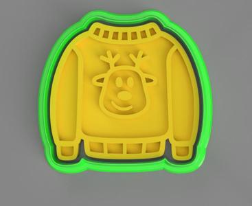 Cookie Cutter - Christmas Sweater (3.5")