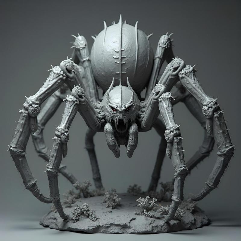 Arachnid Horror: 28-32mm Scale Fantasy Miniature
