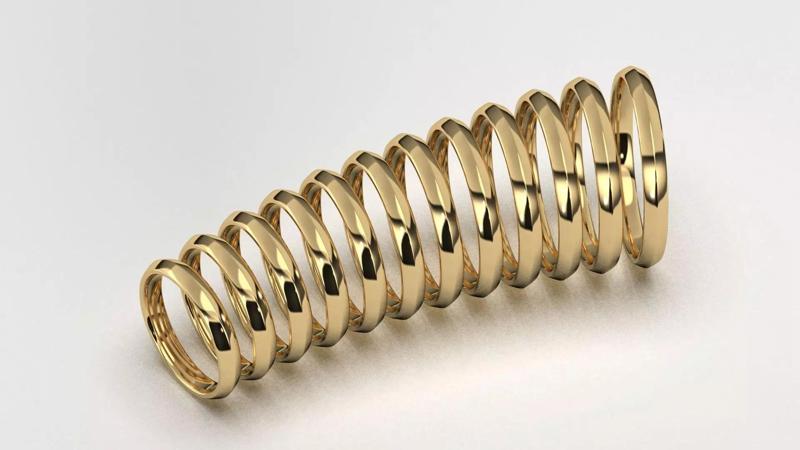 Band Ring for Men print model 3D R0139 W 3mm