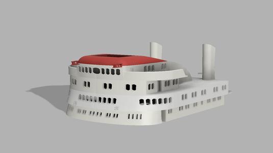 Cap San Diego superstructure