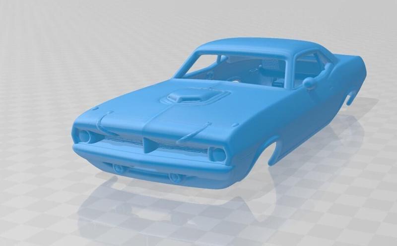 Plymouth Barracuda 1970 – STL Body Car Only