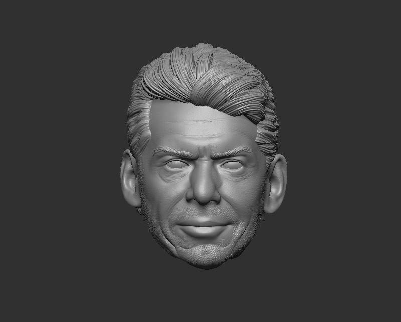 WWE Vince Mcmahon Headsculpt for Action Figures