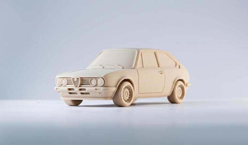 Alfa Romeo Alfasud 3D Model Scale