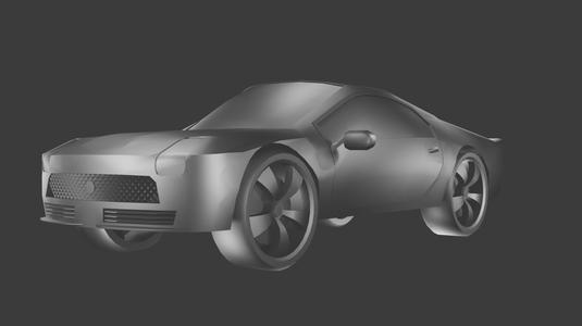 Car for 3D animation or for use in games