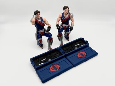 G.I. JOE Utility Crate - Medium "Foam" #44 Tomax & #45 Xamot
