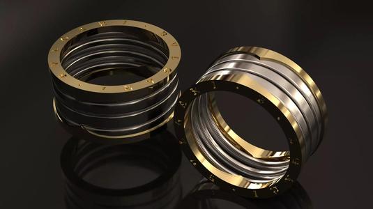 BVLGARI RING 3D MODEL
