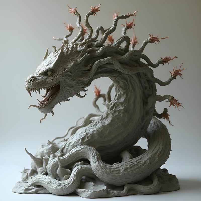 Bramble Wyrm 28-32mm Miniature