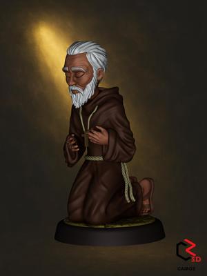 Praying Monk