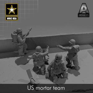 US mortar team