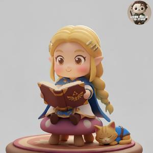 Chibi Princess Zelda - Legend of Zelda Fan Art 3D Model