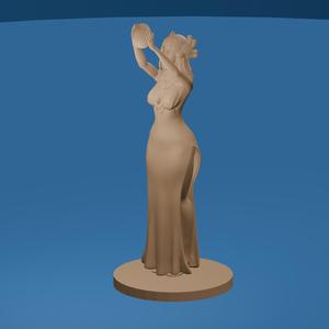 Mystical Woman Holding a Glowing Egg