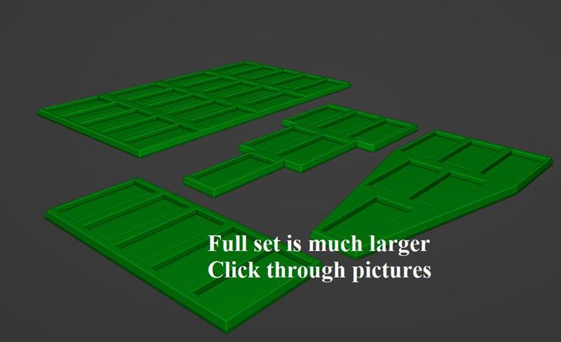 ULTIMATE CAVALRY MOVEMENT TRAY SET CONVERTER FROM 25MM x 50MM TO 30MM x 60MM